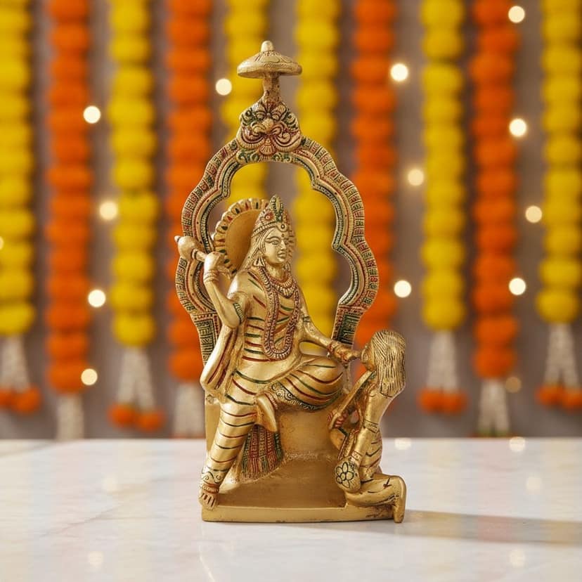 Brass Baglamukhi Ji Idol, Height : 10.5 Inch (BSMAS967 C)