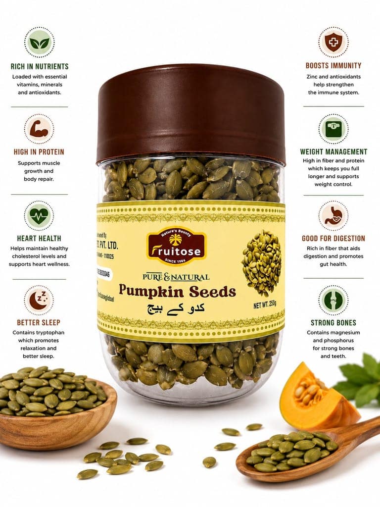 Premium Pumpkin Seeds | 100% Natural & Raw | 250g view 2