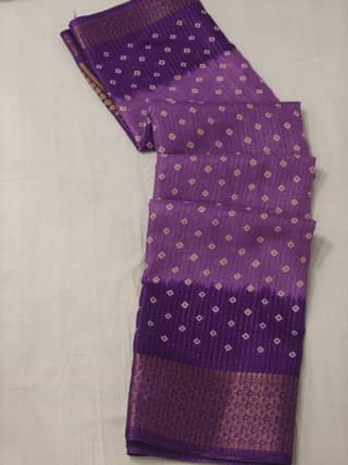 dola silk bandhani saree