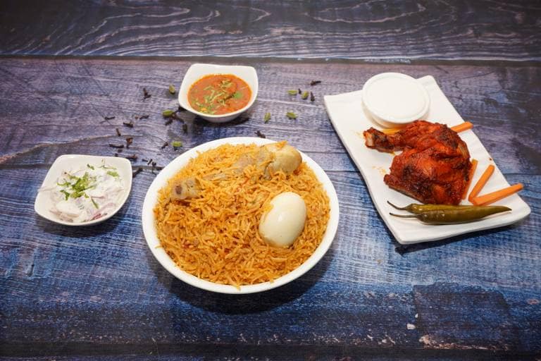 Chicken Biriyani + Barbeque Chicken 1/4 [Combo]