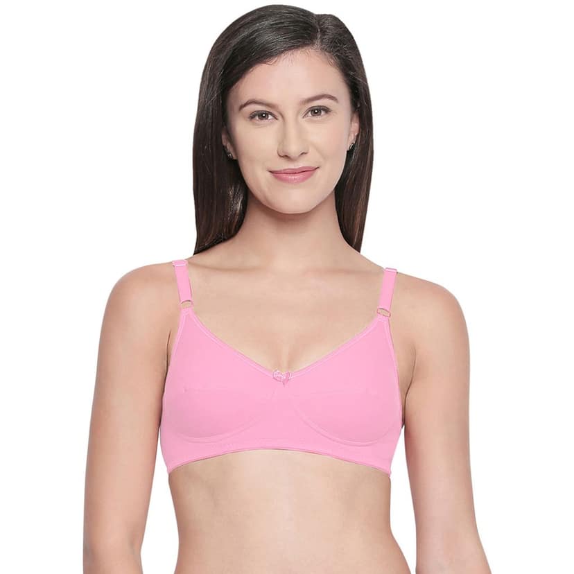 Bodycare Cotton Spandex Non Padded Non wired Perfect coverage bra-Pack of 3 view 2