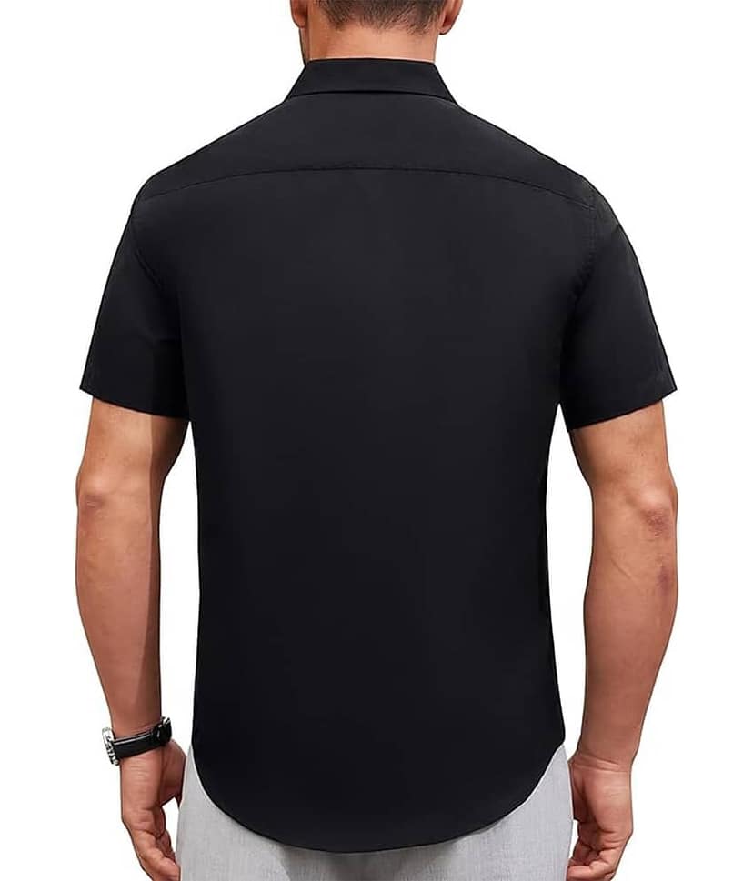 BHUVIKOO Cotton Blend Slim Fit Solids Half Sleeves Men's Casual Shirt - Beige ( Pack of 1 ) view 2