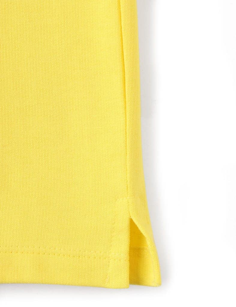 Girls Capri Pants Cotton French Terry Blazing Yellow Girl vs Wild view 4