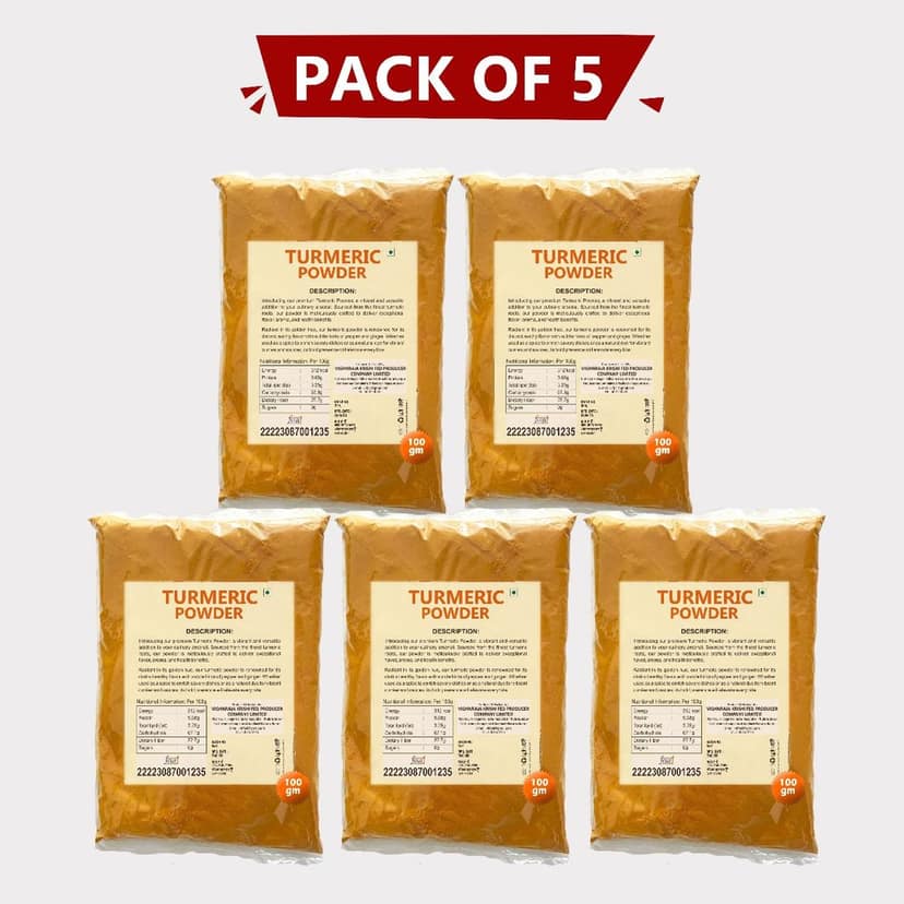 Turmeric Powder (Pack of 5) view 3