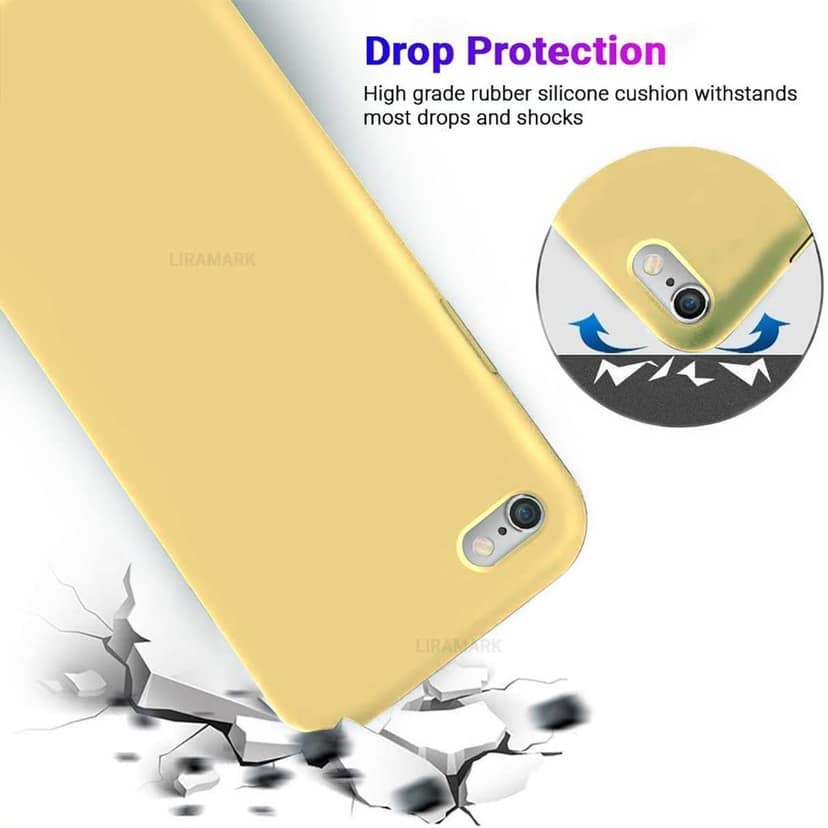 LIRAMARK Liquid Silicone Soft Back Cover Case for Apple iPhone 7 Plus / 8 Plus view 5