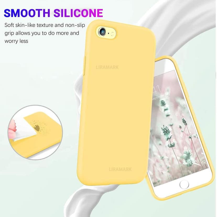 LIRAMARK Liquid Silicone Soft Back Cover Case for Apple iPhone 7 Plus / 8 Plus view 6