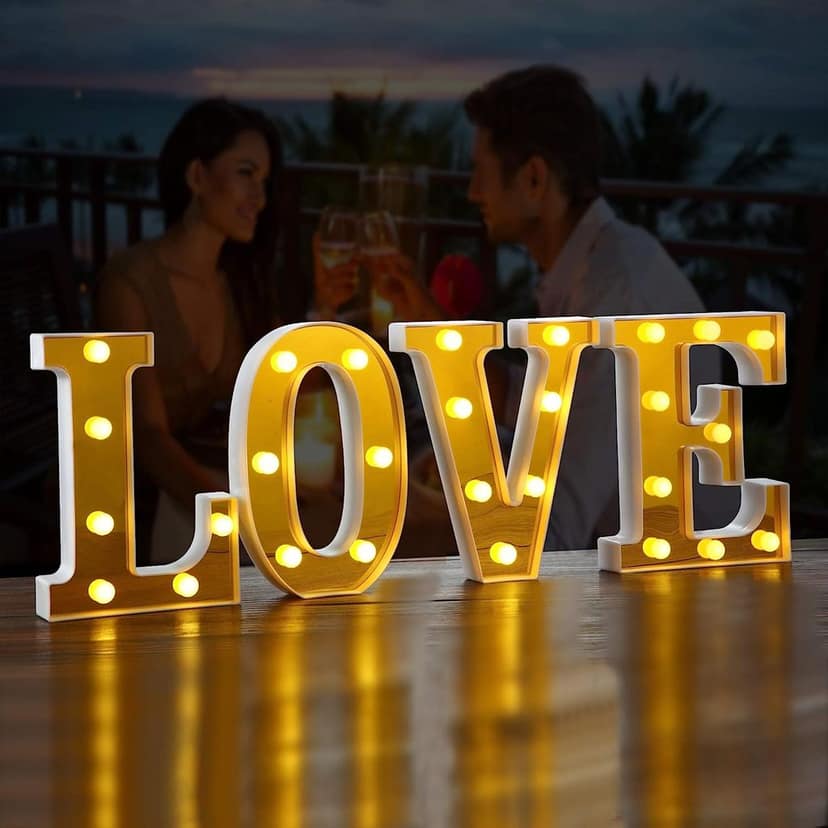 LED Golden Marquee Alphabet E-1PC view 6