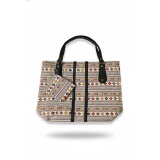 Tribal Stripe Artisan Tote Bag