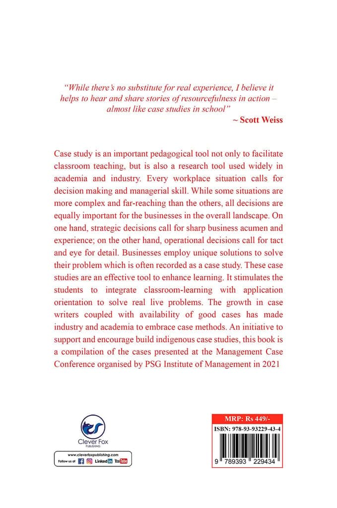 Compendium of Management Case Studies [Paperback] Kirupa Priyadarsini M and Sakthirama V view 2