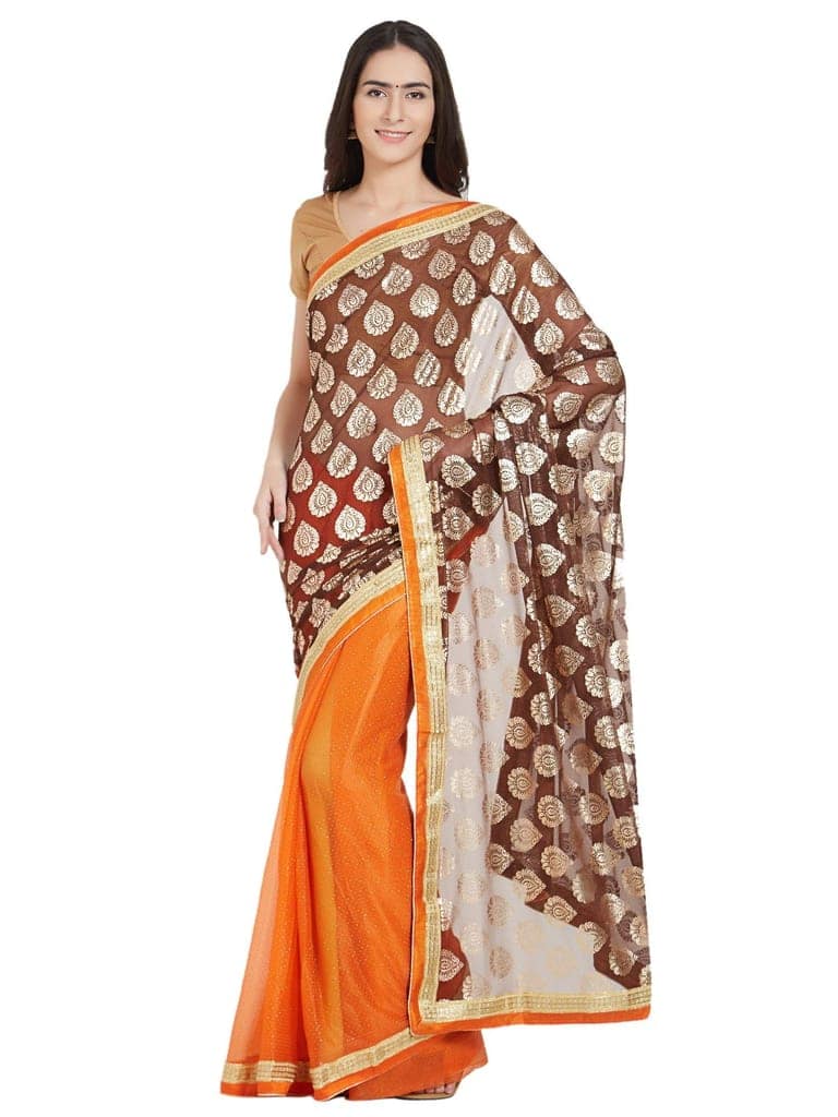 Florence net with Blouse Piece Saree