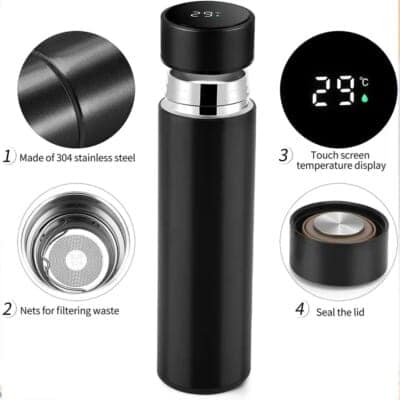 Smart LED Temperature Display Vacuum Flask 500ml view 3