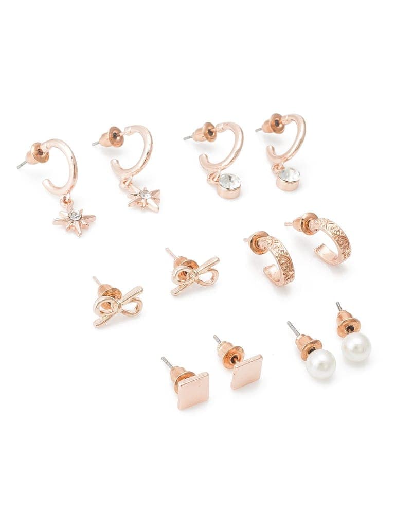 Morison Golden Floral Earrings Bloom with Timeless Beauty view 6