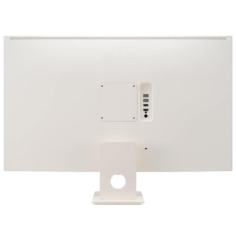 LG 32SR50F Smart Monitor (32", 80cm), FHD IPS Display (1920 x 1080) with webOS, Work & Play Smarter, ThinQ Home Dashboard, AirPlay 2 + Screen Share + Bluetooth, Stylish Design - White view 2