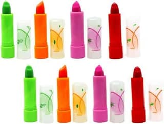 Elecsera 3D Natural Lip Balm Long Lasting Lip Makeup Lip Balm Fruity Fruity (Pack of: 8, 20 g)