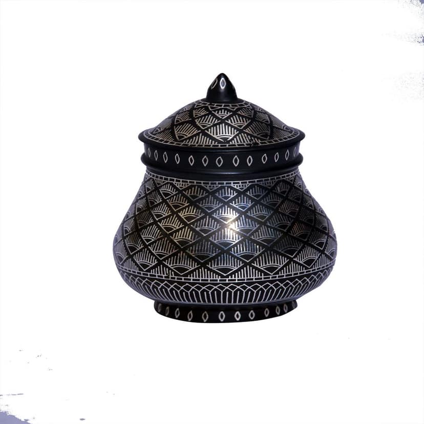 Bidri Jam Pot Tarkashi Work (1TMTDCOKA10217) view 2