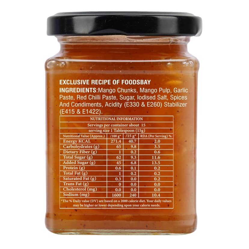 Organic Nation Mango Chutney 300g | Authentic Indian Sweet & Spicy Relish | Handcrafted with Fresh Mangoes & Natural Spices | No Preservatives | Perfect for Dips, Sandwiches & Curries view 7