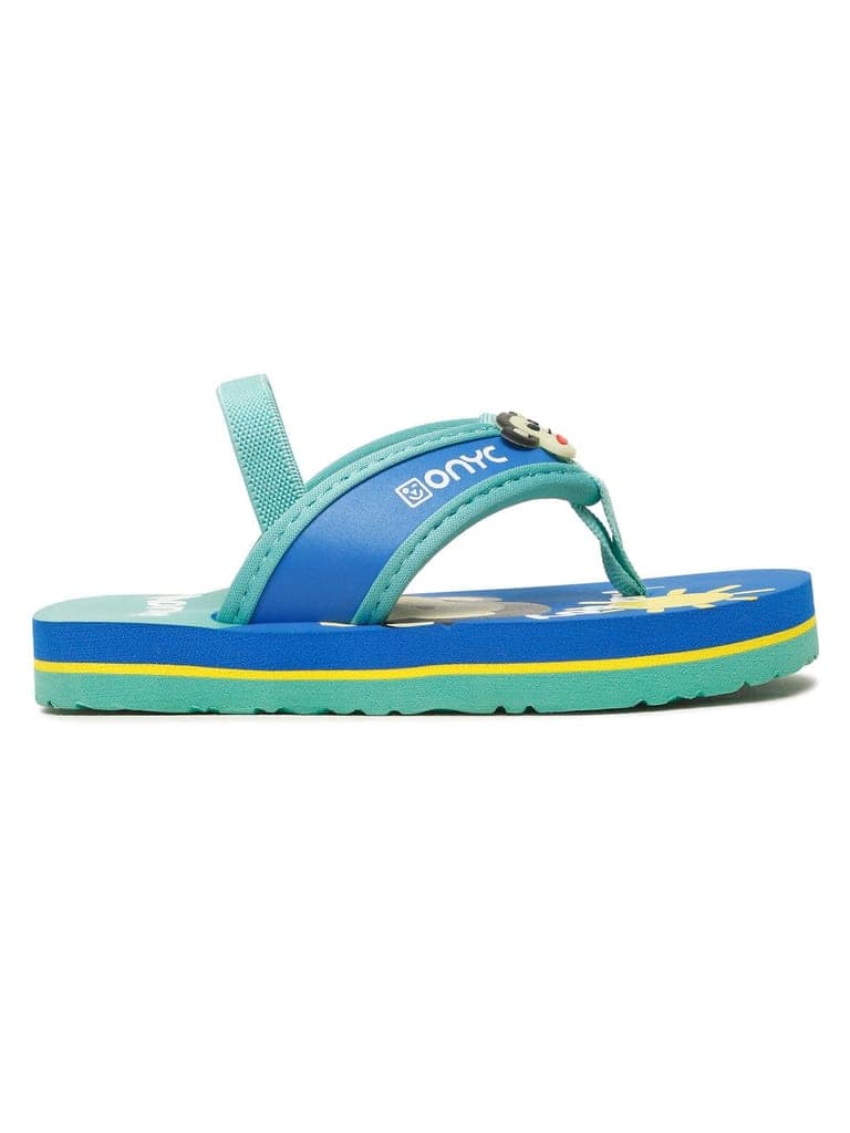 Premium Monkey V-Shape Flip-flops With Adjustable BackSupport - Blue (Unisex) view 5