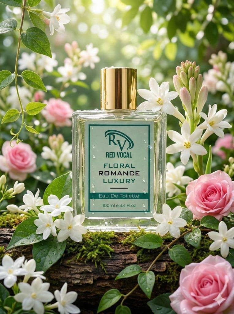 Red Vocal Floral Romance Women’s Premium Eau De Toilette – 100ml, Elegant & Long-Lasting Fragrance view 7