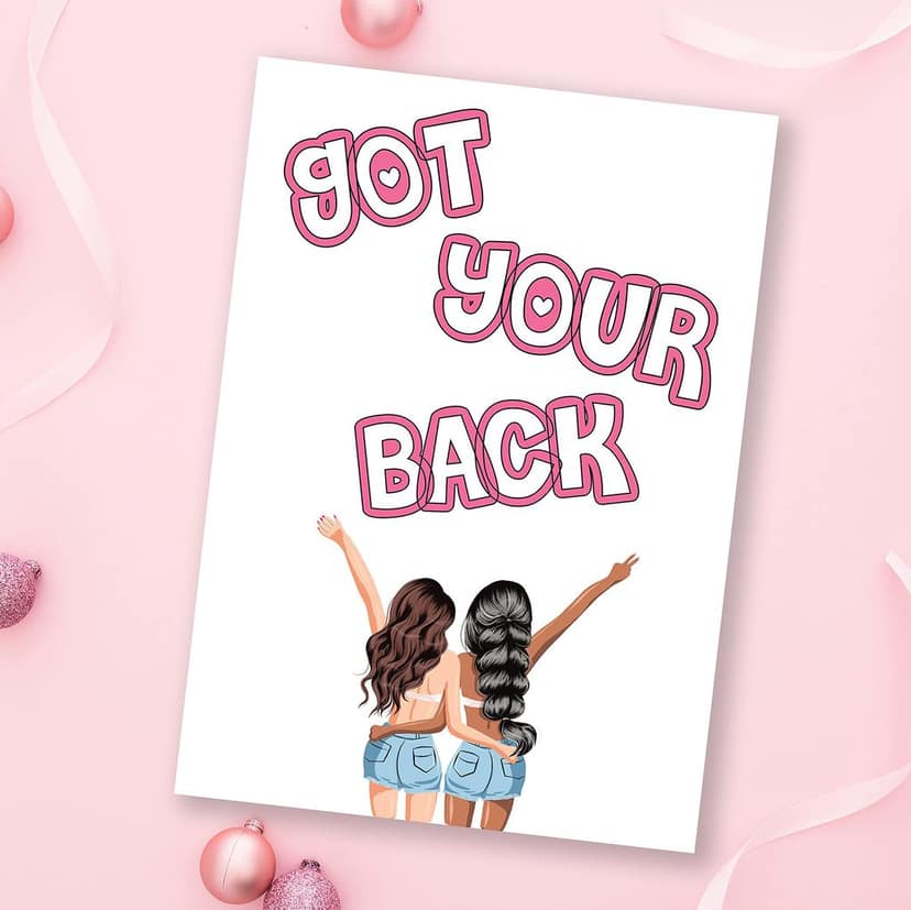 Rack Jack friendship's day funny greeting card - got your back view 3