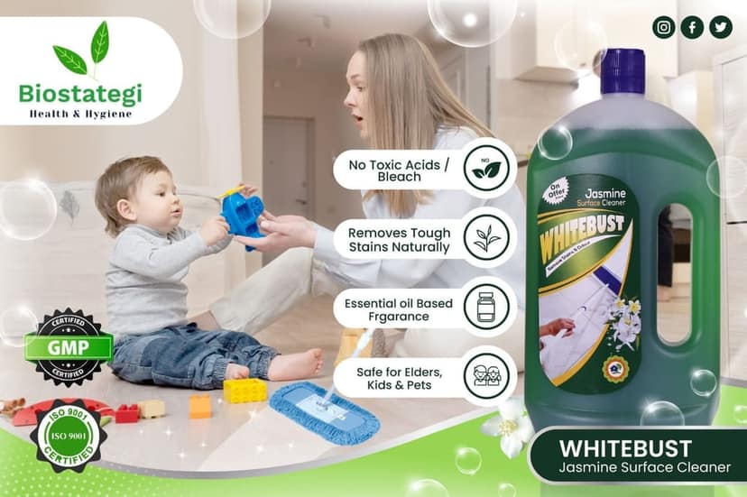 Whitebust Floor Cleaner Floral,Citrus & Jasmine Fragrance 975ml Pack of 3 view 7