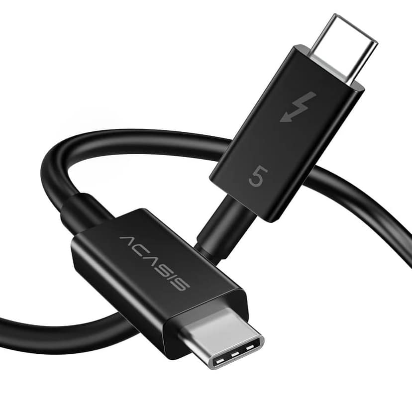 ACASIS [Intel Certified] 80Gbps Thunderbolt 5 Cable with 120Gbps Bandwidth Boost 3* 8K displays & 240W Charging Compatible with Thunderbolt 5/4/3/USB4.0 view 8