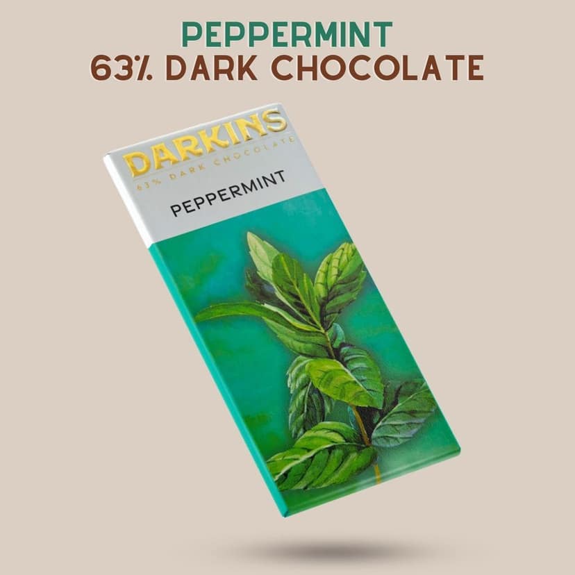 DARKINS Dark Chocolate 65% Coffee | 70% Almonds | 63% Orange | 70% Blueberries | 63% Peppermint | 70% Cranberry | 63% Banarasi Paan Chocolates Bar 50 GM Each | 95% 55% 70% Dark Chocolate 65 GM Pack of 10 view 3