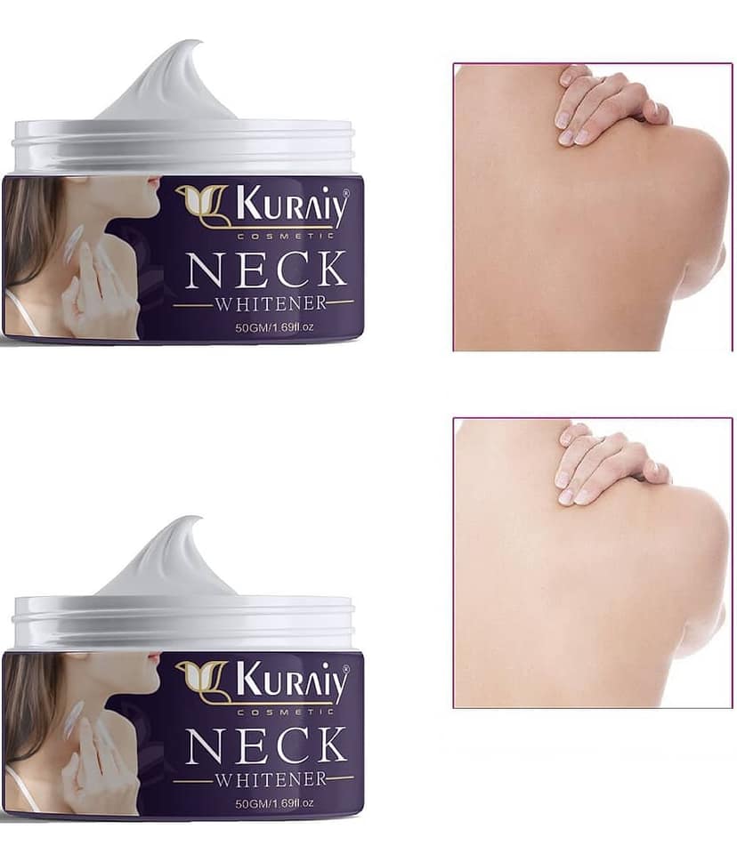 KURAIY Neck Back Whitening Cream For Lightening & Brightening All Skin types (50 g) pack of-2