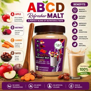 ABCD Refresher Malt 500g | Her Farms