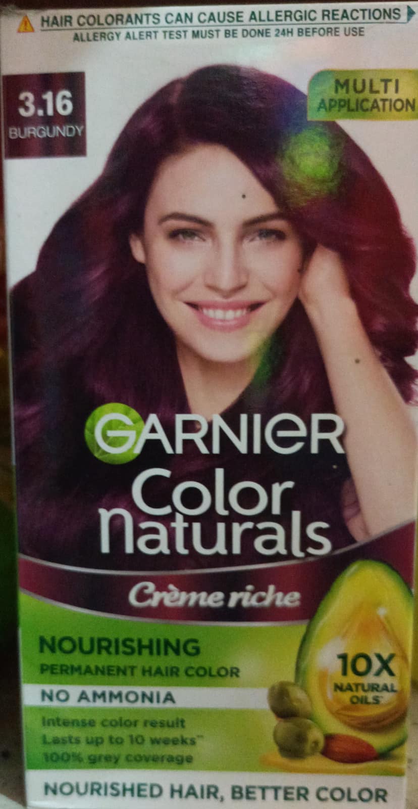 Garnier color Burgundy