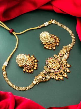 Morison Golden Radiance Necklace Set Shine Bright, Shine Bold