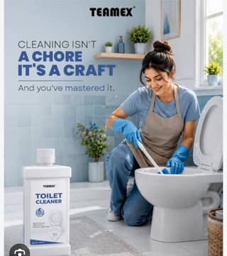 Teamex toilet cleaner