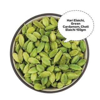 Hari Elaichi, Green Cardamom, Choti Elaichi, Cardamom Pods, Premium Cardamom 150gm