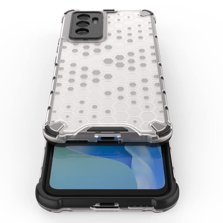Faircost Hybrid Shockproof Back Cover for iQOO 9 SE 5G Hard Outside Soft Inside- (Polycabonate::Transparent) view 3