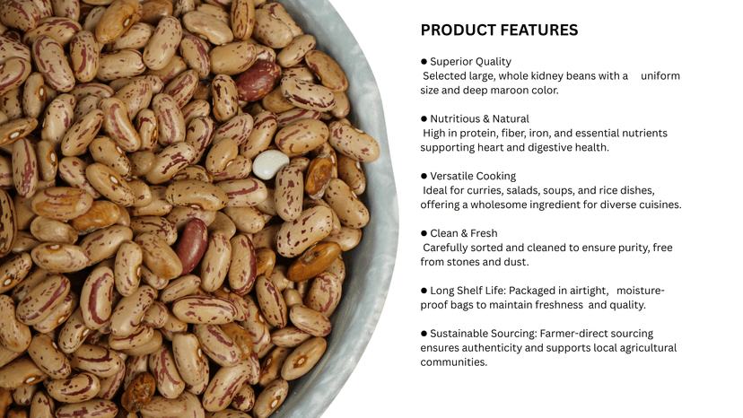 Premium Rajma (Kidney Beans) | Whole Red Kidney Beans | Traditional Indian Pulse. view 3