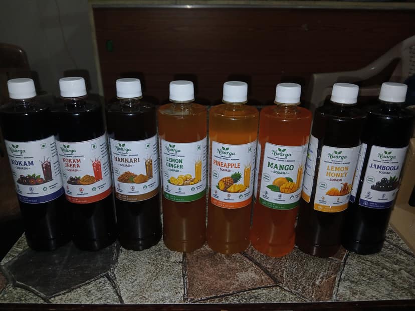 Nisarga Jamboola Squash (Bottle) - For Diabetic Control view 3