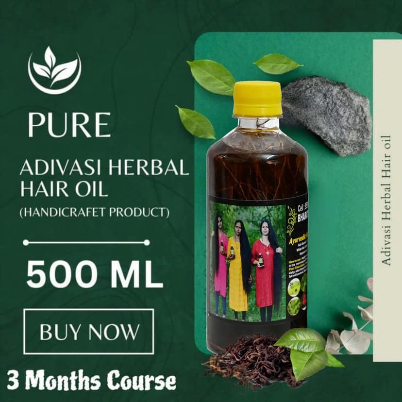 Bharath Adivasi Herbal Hair Oil view 6
