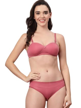 ADORNSTAR Branded Women's Lightly Padded Bra Panty Set | Lingerie Set for Women | Padded | Designer Honeymoon Hot Sexy Wedding Set