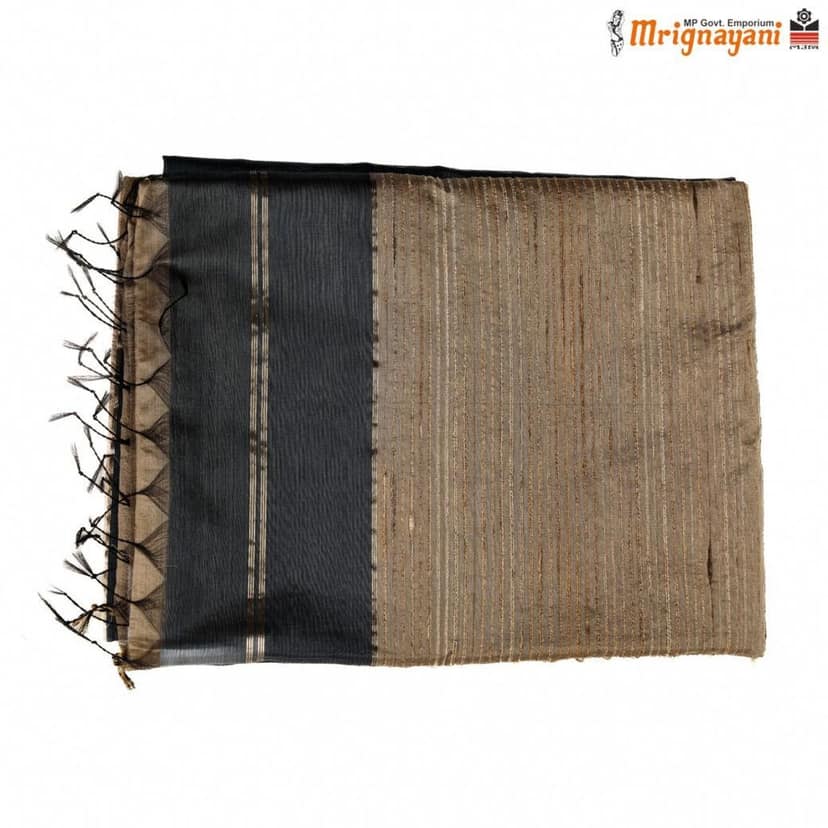 HANDLOOM MAHESHWARI SILK SAREE WITH BLOUSE (SKU - 1SM108250622, SAREE-1161) view 5
