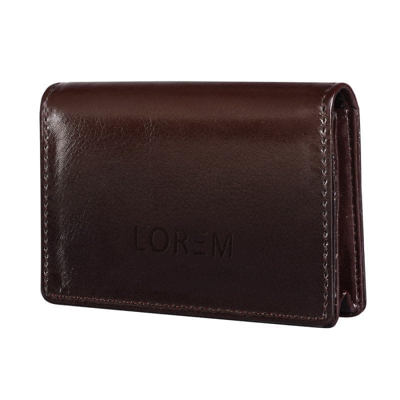 LOREM Mini Wallet for ID, Credit-Debit Card Holder & Currency with Push Button for Men & Women-UF