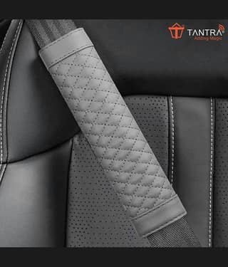 Tantra Seat Belt Cover Grey Single