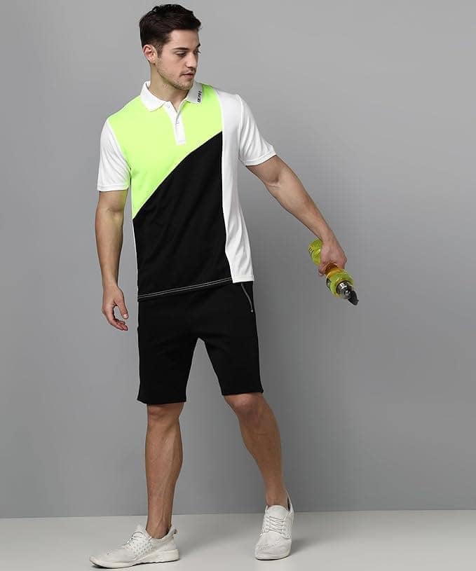 Bepro Men's Polo Neck Collar Half Sleeve T-Shirt view 3