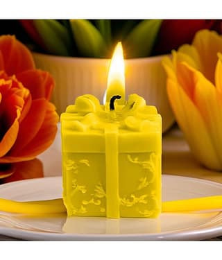 SS ENTERPRISE Multicolour Pillar Candle 5 cm ( Pack of 1 )