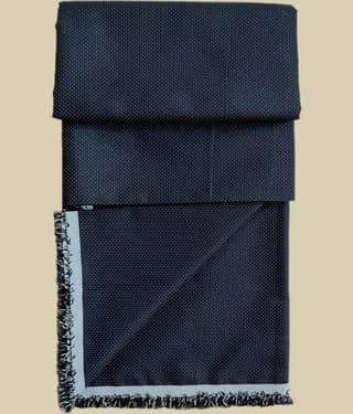 Makhanchor - Black Cotton Men's Unstitched Shirt Piece ( Pack of 1 )