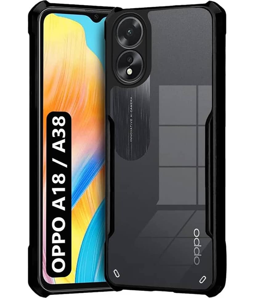 ZAMN Shock Proof Case Compatible For Polycarbonate Oppo A18 ( )