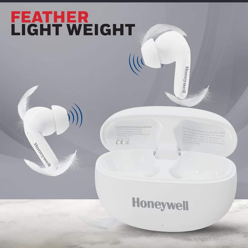 Honeywell Suono P2100 Bluetooth in Ear TWS Earbuds- white view 3