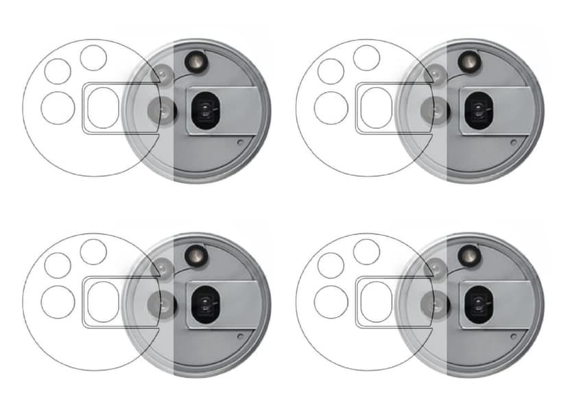 ISAAK Back Camera Lens Protector compatible for Nothing Phone (3a) Pro (Pack of 4) view 2