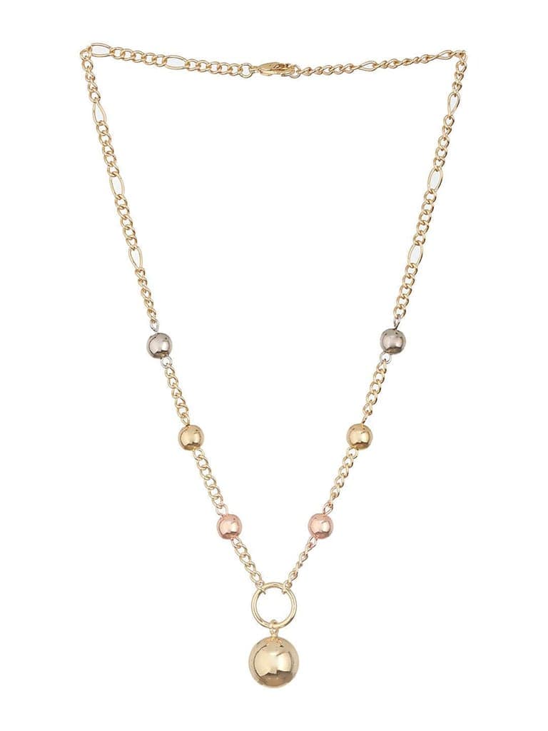 Anti-Tarnish Gold Polish Ball Locket Ball Chain Necklace view 5
