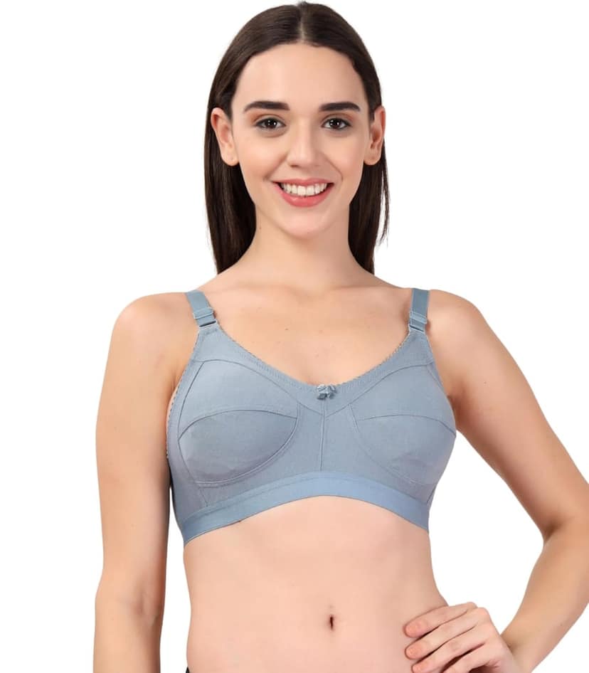 ADORNSTAR Women's Cotton Non-Padded Full Coverage Bra