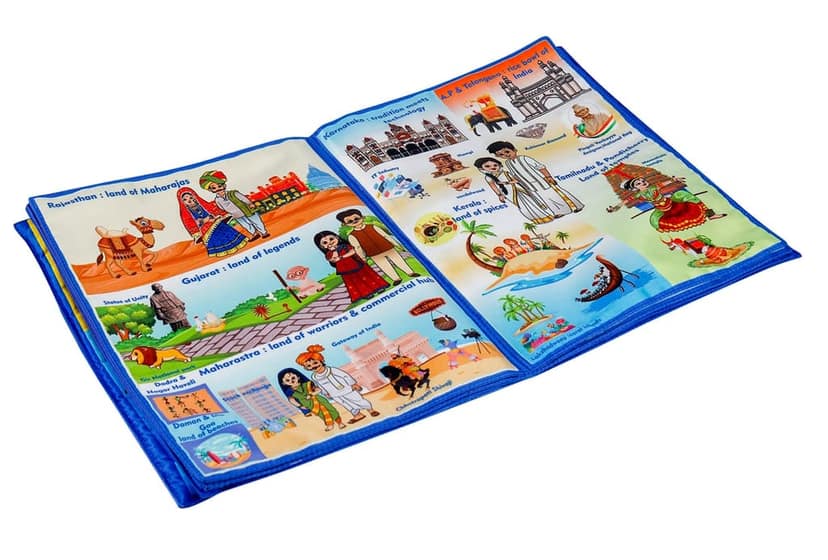 Skyculture� - Namaste India Cloth Books : On Our 75th Year of Independence - English view 3
