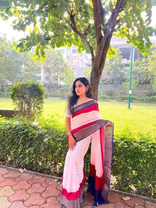 Dola Silk Saree with Jacquard Border